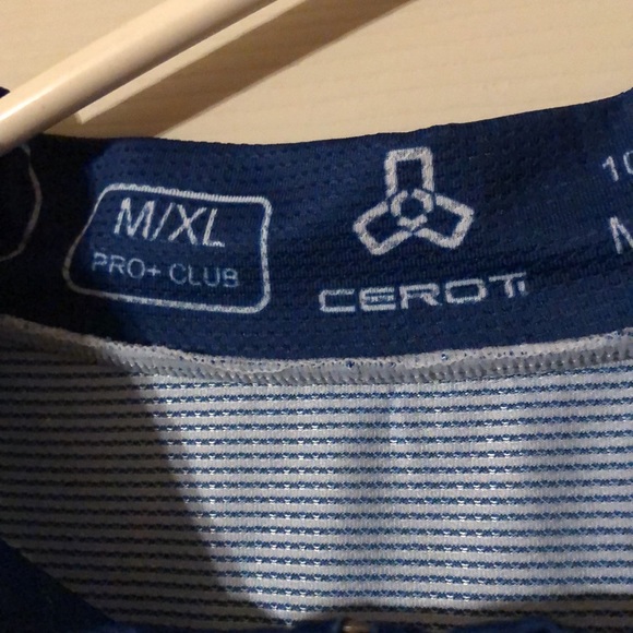 Cerot cycling jersey m/xl short sleeve zip up pockets reflective strips - Picture 7 of 7